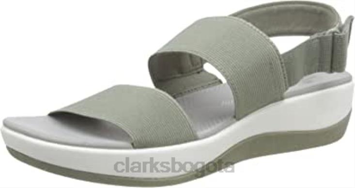 Clarks 0DX8L762 Clarks mujer arla jacory plataforma verde oliva mujer aceituna verde
