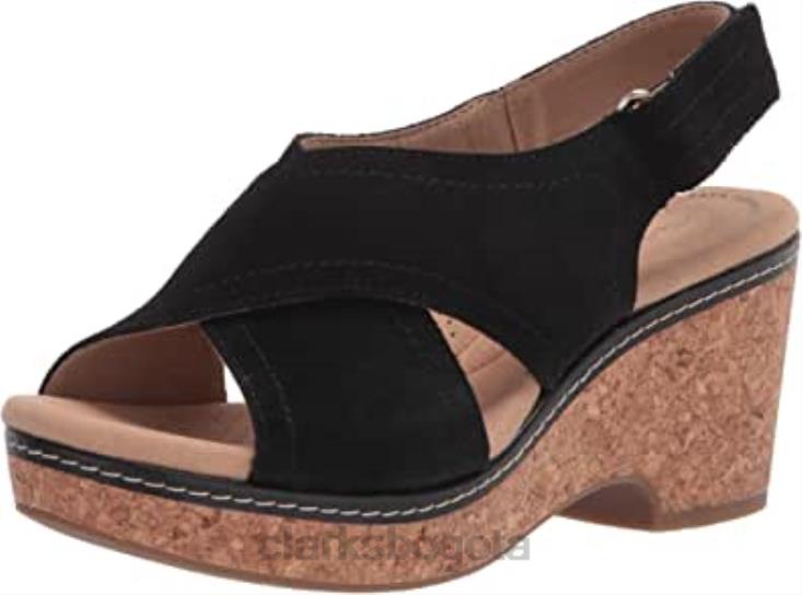 Clarks 0DX8L1094 Sandalia de cuña Giselle Coast para mujer Clarks. mujer