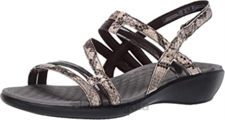 Clarks 0DX8L1399 sandalia sonar pioneer mujer clarks taupe serpiente sintetica combi mujer