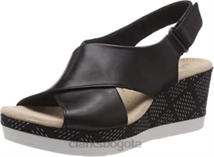 Clarks 0DX8L1535 sandalias con puntera cerrada cammy perla para mujer clarks negro mujer cuero negro