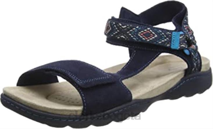 Clarks 0DX8L2758 sandalia amanda step mujer ante azul marino clarks mujer gamuza azul marino