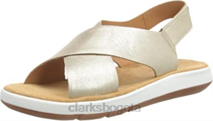 Clarks 0DX8L2892 sandalias cruzadas jemsa para mujer champagne lea clarks mujer champaña
