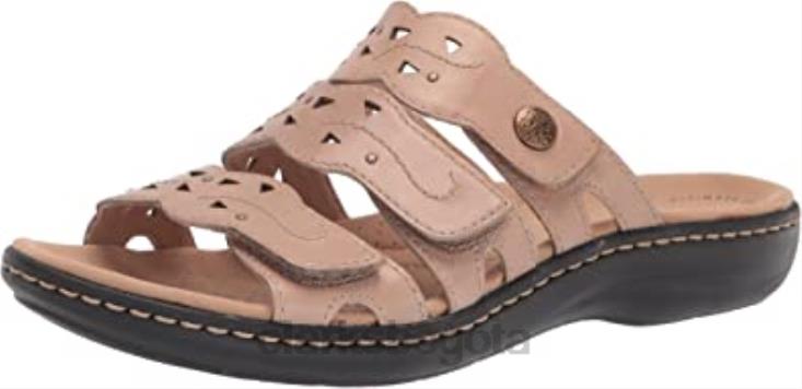 Clarks 0DX8L2909 sandalia laurieann echo mujer clarks arena cuero mujer cuero arena