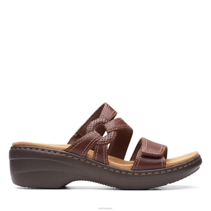 Clarks 0DX8L3280 bronceado oscuro lea clarks merliah coral mujer lea bronceado oscuro