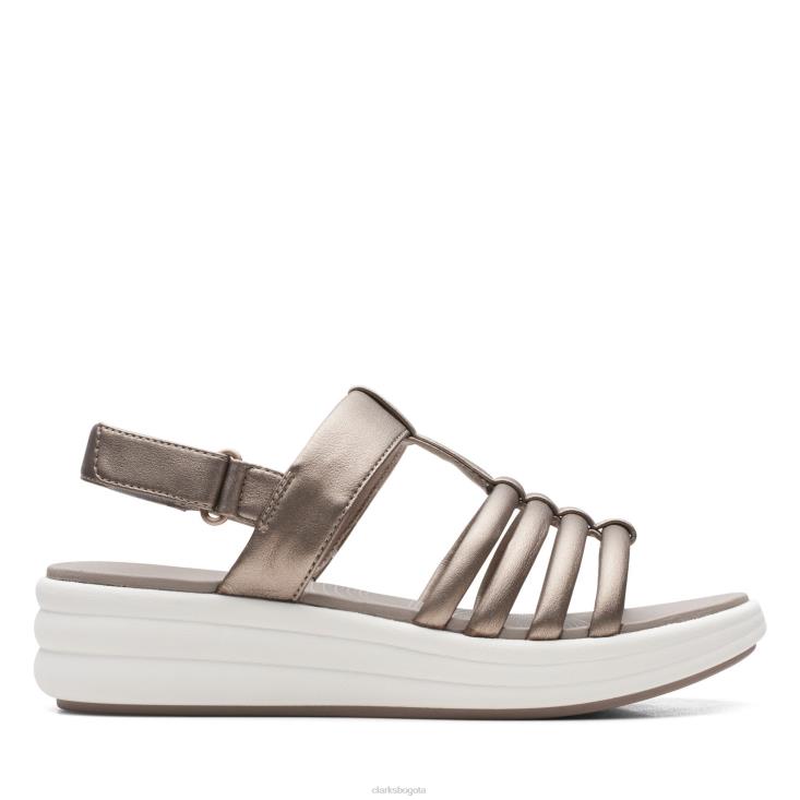 Clarks 0DX8L3315 Clarks metálicos derivan fácilmente. mujer metálico