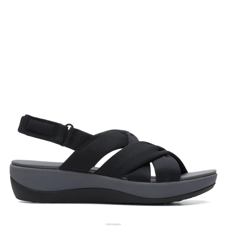 Clarks 0DX8L3432 clarks textiles negros arla meg mujer textil negro