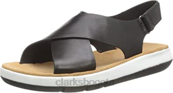 Clarks 0DX8L447 sandalia cruzada jemsa mujer clarks piel negro mujer