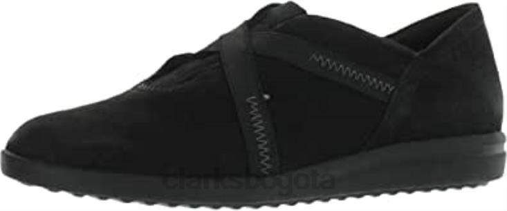 Clarks 0DX8L47 tamzen step mujer slip on clarks nubuck negro mujer nubuck negro