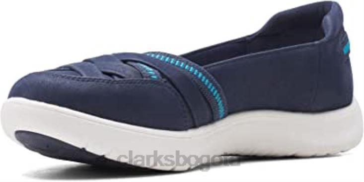 Clarks 0DX8L1021 zapatillas adella poppy para mujer clarks azul marino mujer Armada