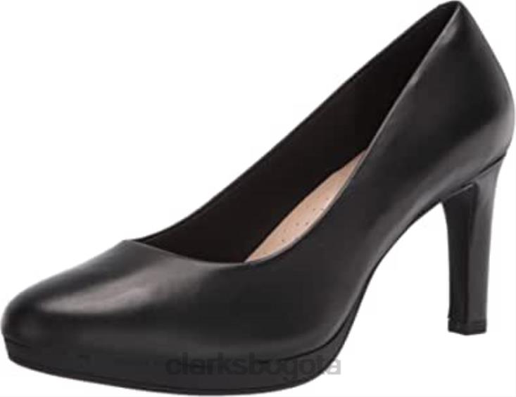 Clarks 0DX8L1340 zapatos de salón ambyr joy de cuero negro para mujer clarks mujer cuero negro