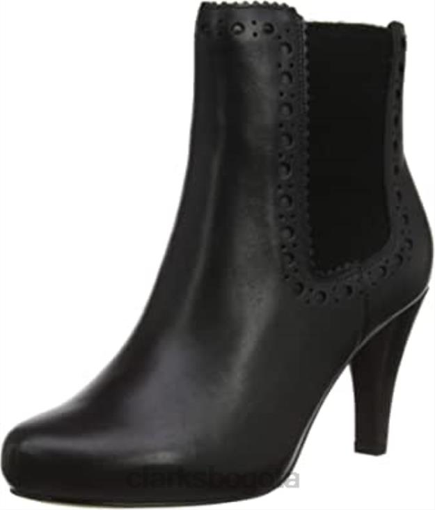 Clarks 0DX8L1387 Zapatos de salón con puntera cerrada dalia bella de clarks negros para mujer mujer negro