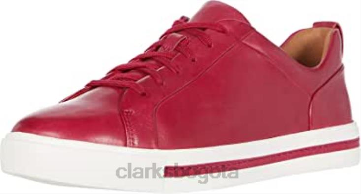 Clarks 0DX8L1880 Zapatilla clarks un maui de piel color frambuesa para mujer mujer cuero frambuesa