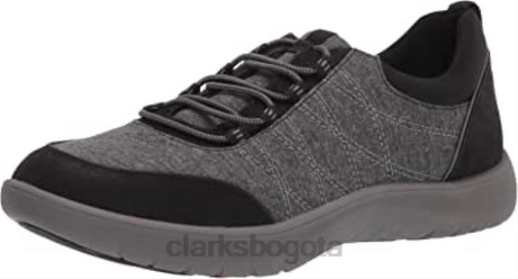 Clarks 0DX8L2485 zapatillas adella holly mujer clarks negras mujer