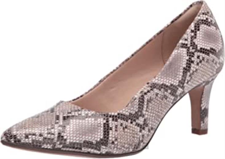 Clarks 0DX8L2558 salón tulipán illeana mujer serpiente natural sintético clarks mujer serpiente natural sintética