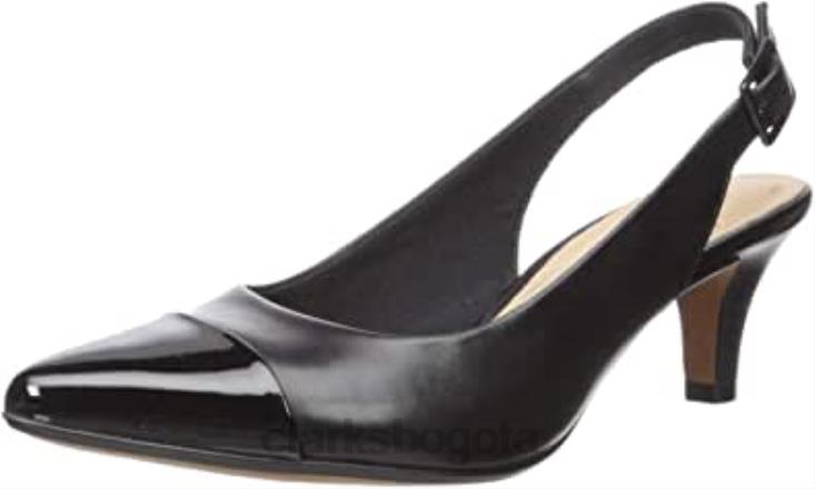 Clarks 0DX8L266 Zapatos de salón clarks mujer linvale emmy negro piel sintética mujer cuero negro sintético