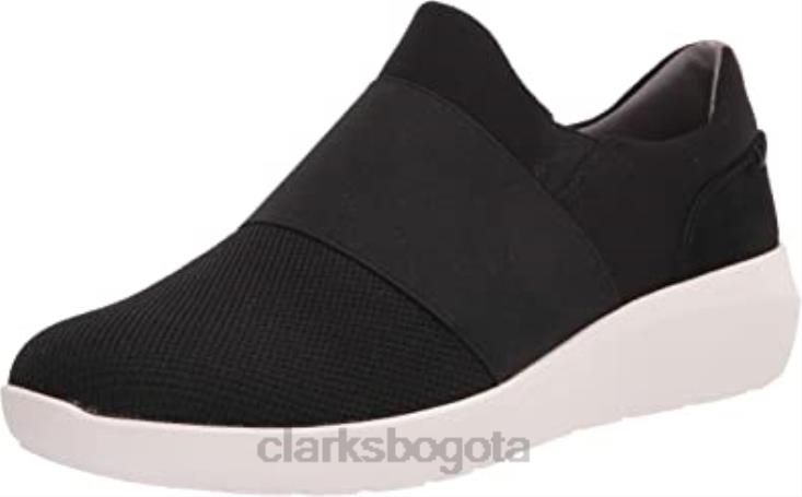 Clarks 0DX8L2817 Zapatilla clarks kayleigh band de mujer en textil negro mujer textil negro
