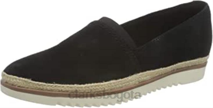 Clarks 0DX8L389 zapatillas clarks serena paige para mujer negras mujer negro