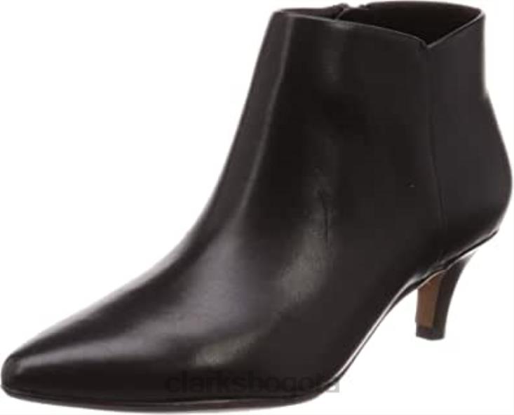 Clarks 0DX8L773 zapatos de tacón destalonado linvale sea para mujer clarks negro mujer cuero negro