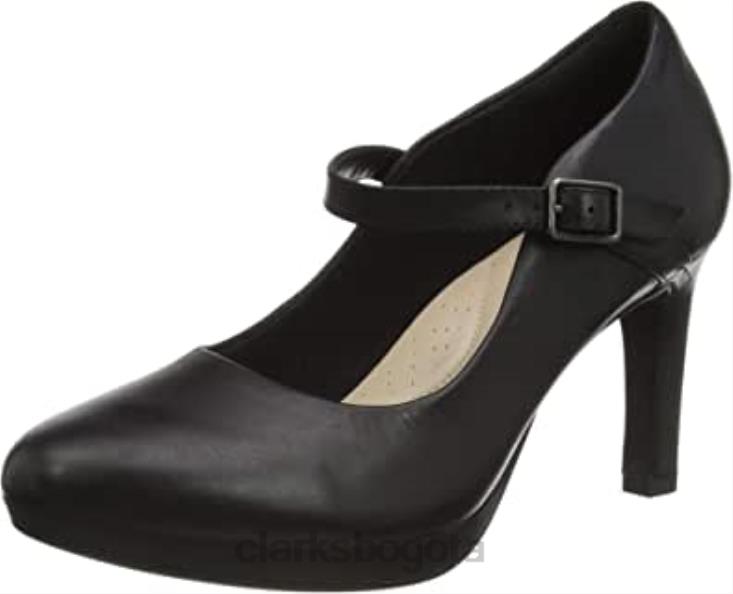 Clarks 0DX8L824 Zapatos de salón Clarks Ambir Shine para mujer negros mujer cuero negro