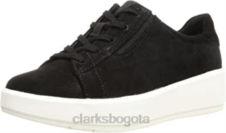 Clarks 0DX8L856 Zapatilla sde clarks layton de encaje negra para mujer mujer