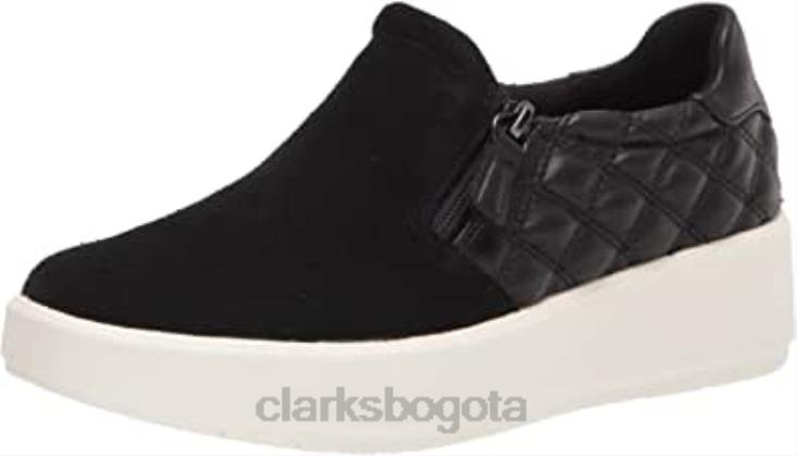 Clarks 0DX8L939 Zapatilla clarks combi layton step negra para mujer mujer combinado negro