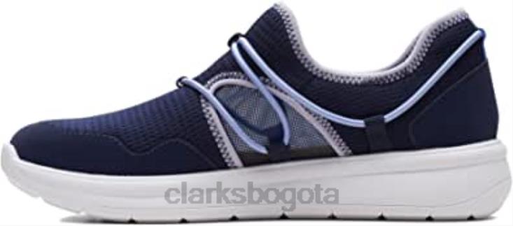 Clarks 0DX8L976 Zapatilla clarks combi ezera skip azul marino oscuro para mujer mujer combi azul marino oscuro