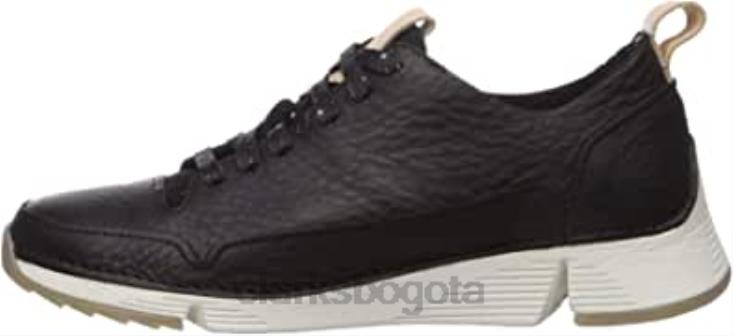 Clarks 0DX8L97 Zapatilla Clarks Tri Spark de nobuk negro para mujer mujer nubuck negro