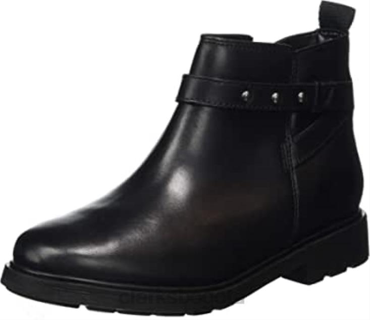 Clarks 0DX8L2595 Botines niña clarks astrol soar k piel negro niños cuero negro