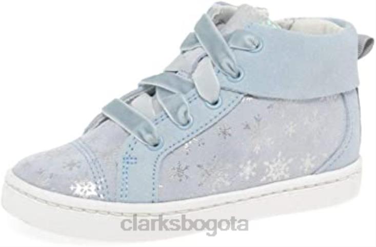 Clarks 0DX8L2709 botas city frost k niña clarks ante azul niños gamuza azul