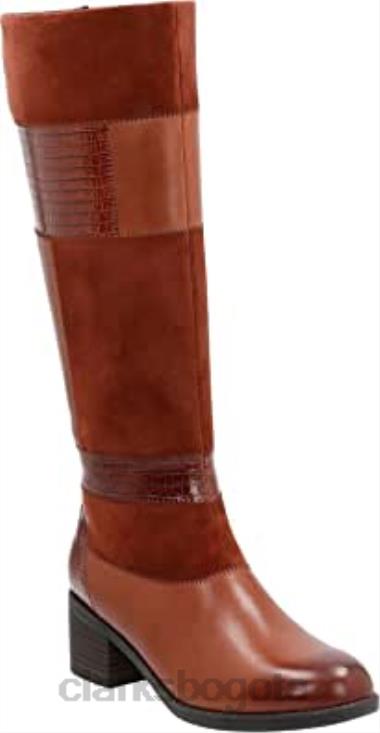 Clarks 0DX8L94 botas de montar clarks nevella nova para niña niños