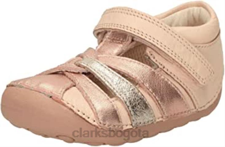 Clarks 0DX8L390 zapatos niña 2 niño little mae rose gold clarks niños