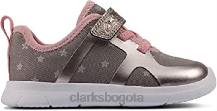 Clarks 0DX8L1928 Zapatillas clarks ath flux niño textil gris peltre niños