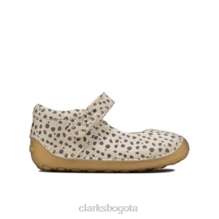 Clarks 0DX8L4607 ti ny niebla fst g fit clarks algodón niños algodón
