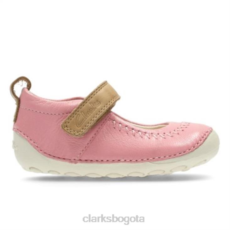 Clarks 0DX8L4624 clarks little atlas rosa fst g fit niños rosa
