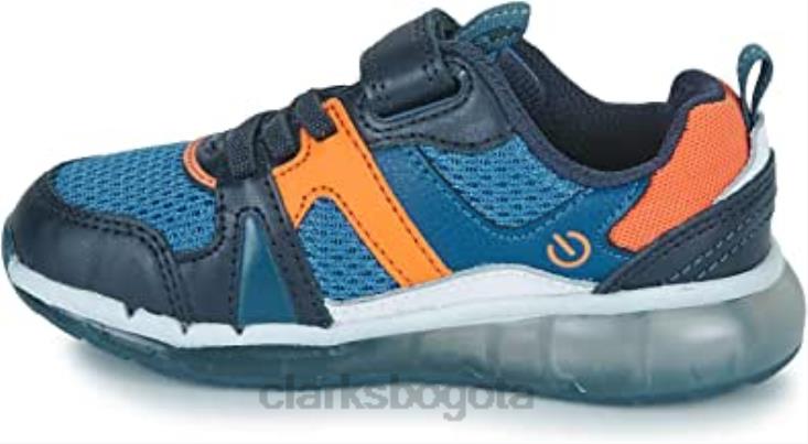 Clarks 0DX8L849 Zapatillas clarks spark flash ko azul combinación de materiales niño 1 niño niños