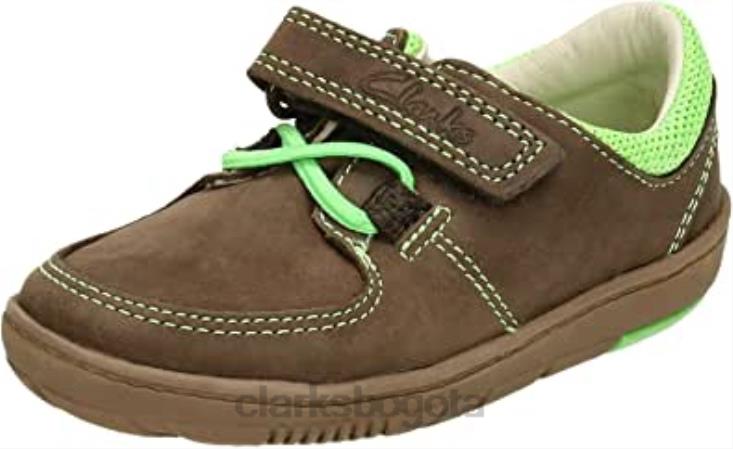 Clarks 0DX8L1784 Zapatos clarks para niño maxi max cuero marrón talla 4f niños