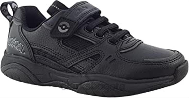 Clarks 0DX8L688 zapatos clarks grip trade k de cuero negro para niño niños