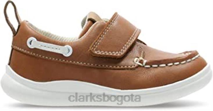 Clarks 0DX8L1371 Zapato casual estilo barco clarks para niño nube snap niños