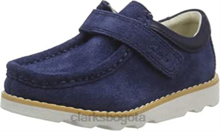 Clarks 0DX8L1717 mocasines corona park t niño clarks azul marino marino niños azul marino azul marino