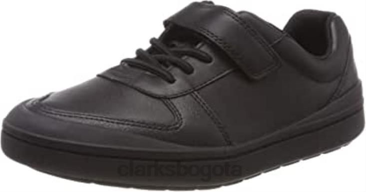 Clarks 0DX8L1029 zapatillas bajas rock verve t para niño clarks negro niños cuero negro