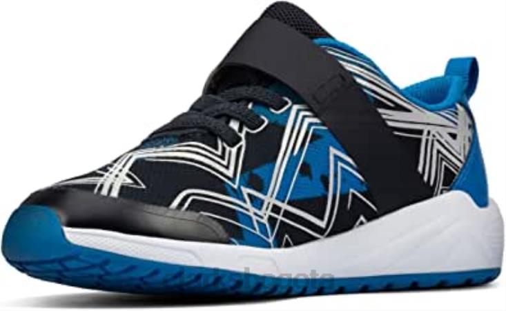 Clarks 0DX8L550 Zapatillas de deporte azules para niños Aeon Pace de clarks niños azul