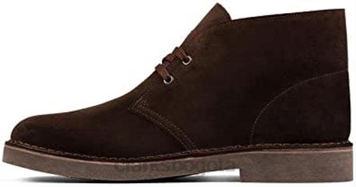 Clarks 0DX8L19 botas clarks desert boot 2 de ante marrón oscuro unisexo