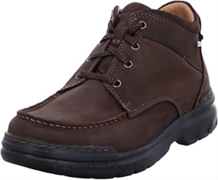 Clarks 0DX8L204 botas rockie 2 hi gore-tex nobuck marrón clarks unisexo