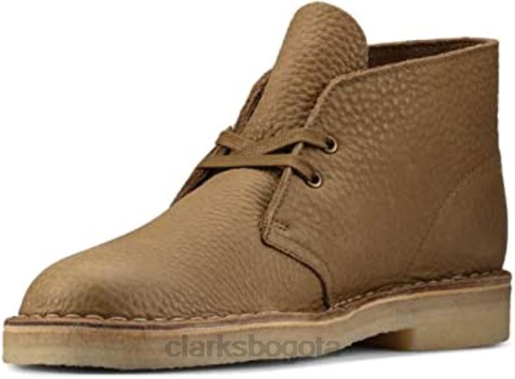 Clarks 0DX8L512 botas safari clarks de cuero oliva oscuro cuero oliva oscuro unisexo cuero oliva oscuro