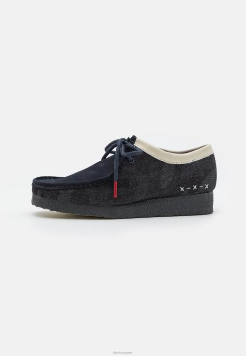 Clarks 0DX8L7119 wallabee casual cordones clarks denim azul unisexo azul denim
