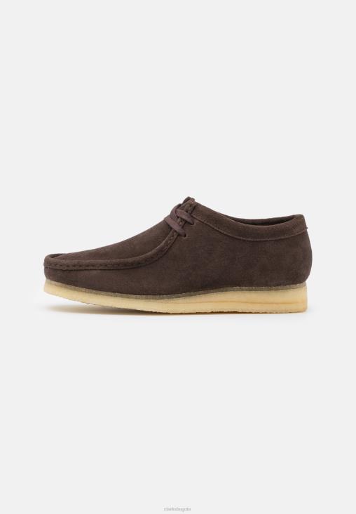 Clarks 0DX8L7133 wallabee casual cordones clarks marrón oscuro unisexo marron oscuro
