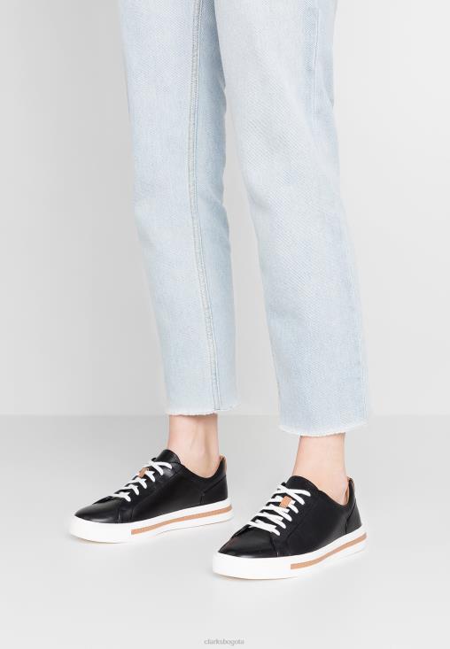 Clarks 0DX8L6896 zapatillas clarks un maui de encaje negras unisexo negro