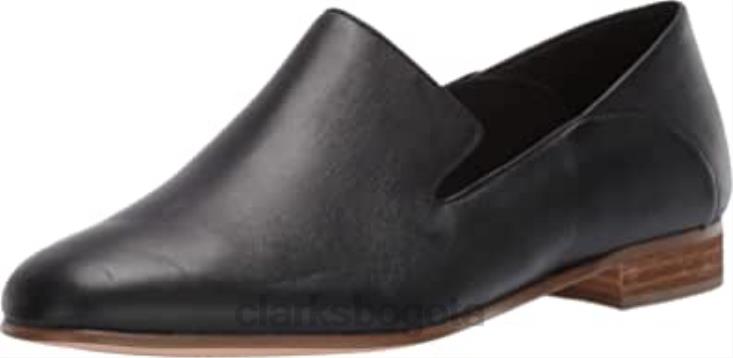 Clarks 0DX8L1305 clarks pure viola cuero negro 8 unisexo