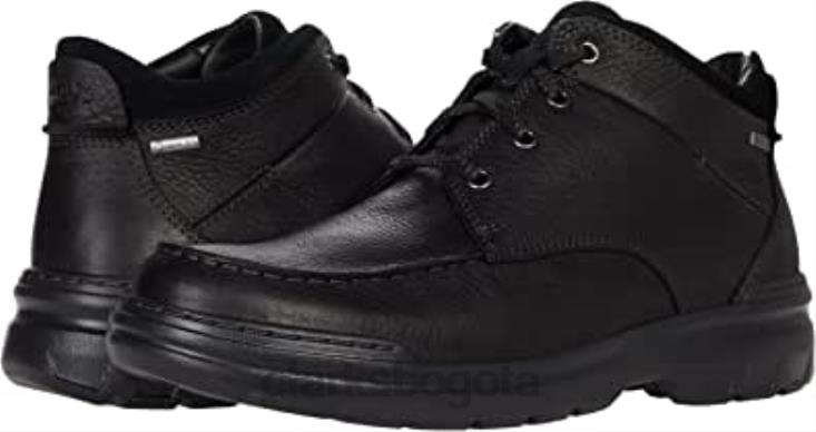 Clarks 0DX8L1684 clarks rockie 2 hi cuero negro unisexo cuero negro