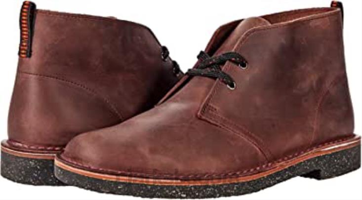 Clarks 0DX8L2561 clarks bushacre 3 cuero burdeos unisexo
